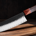 Couteau Kiritsuke Japonais Acier Composite 3 Couches 20 cm – Manche Ébène & Dalbergia
