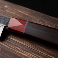 Couteau Kiritsuke Japonais Acier Composite 3 Couches 20 cm – Manche Ébène & Dalbergia