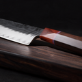 Couteau de Chef Japonais Acier Composite 3 Couches 20 cm – Manche Ébène & Dalbergia