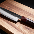 Couteau de Chef Japonais Acier Composite 3 Couches 20 cm – Manche Ébène & Dalbergia