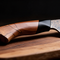 Couteau Kiritsuke Japonais Acier Damas 67 Couches 20 cm – Manche Bois Massif & G10 Noir